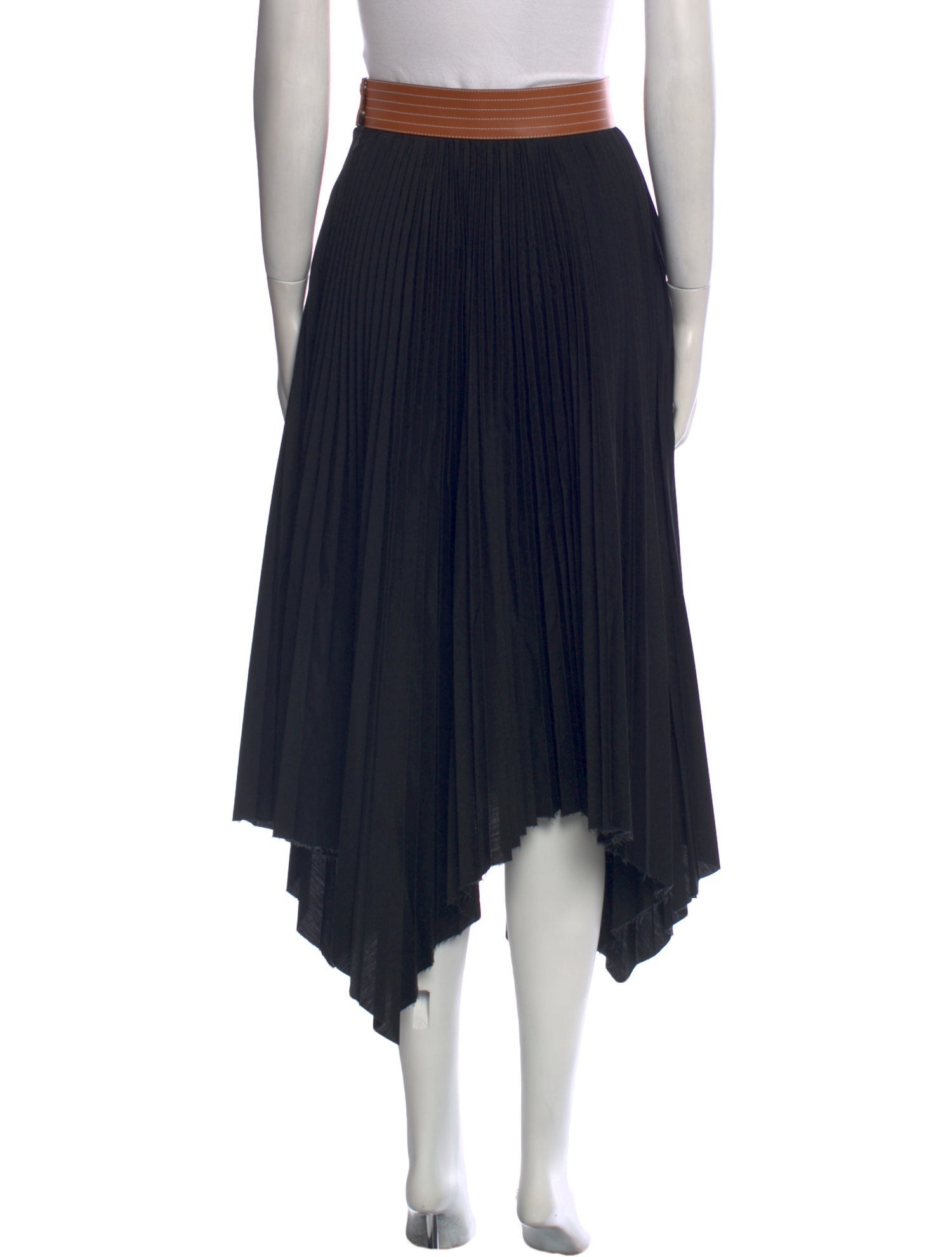 Loewe Colorblock Pattern Midi Length Skirt